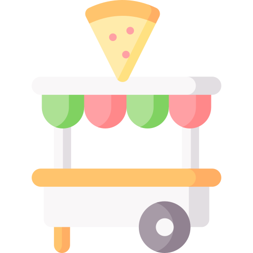 stoisko żywności Special Flat ikona