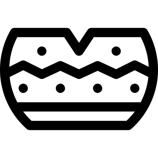 naczynie Basic Rounded Lineal ikona