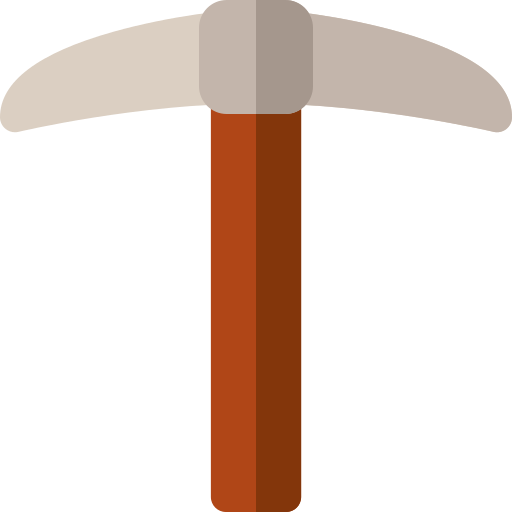 Pickaxe Basic Rounded Flat icon