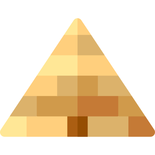 pyramide Basic Rounded Flat Icône