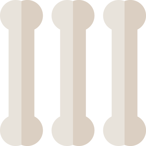 kość Basic Rounded Flat ikona