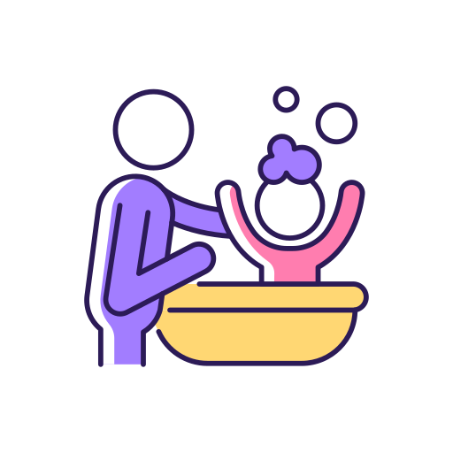 Bathing Generic Thin Outline Color icon
