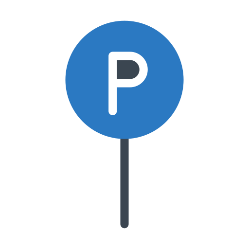 parkeer teken Generic Blue icoon