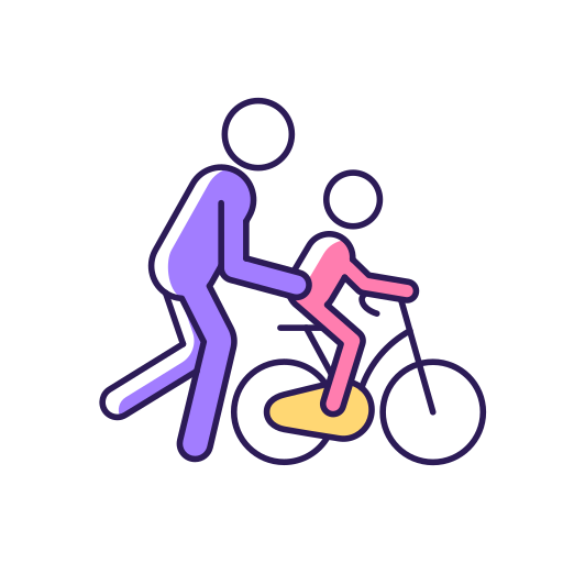 自転車 Generic Thin Outline Color icon