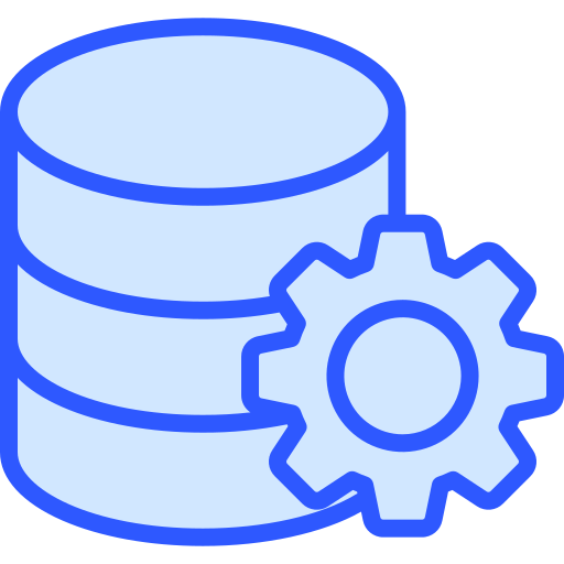 Database Generic Blue icon