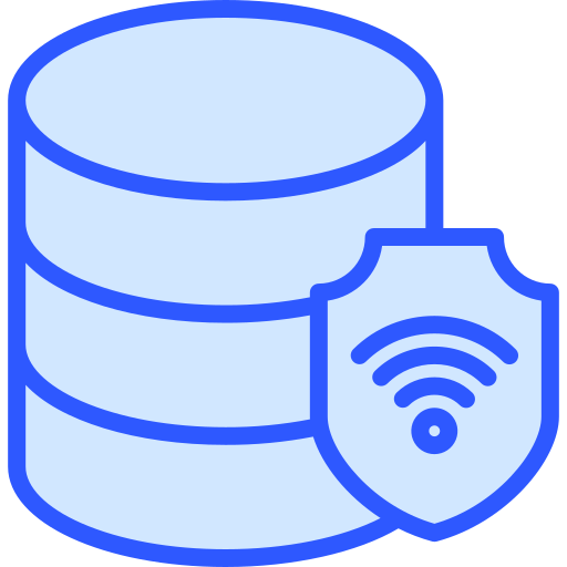 Database Generic Blue icon