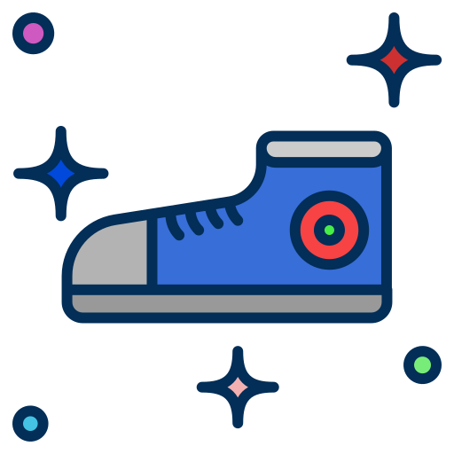 zapatos Generic Outline Color icono
