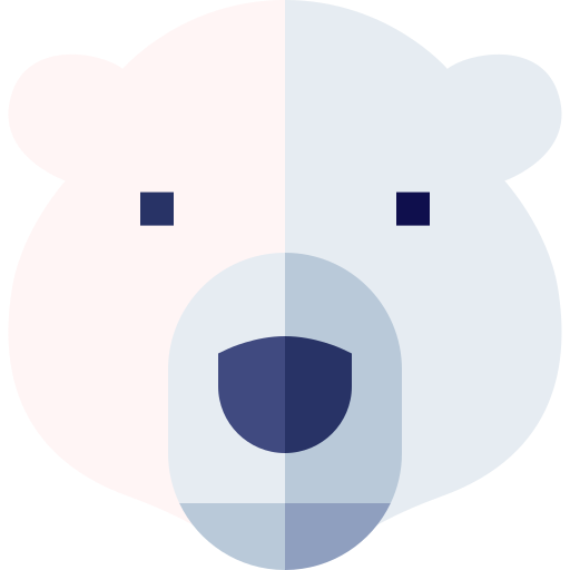 북극곰 Basic Straight Flat icon