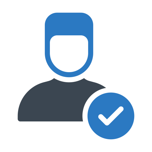 verzekeringspolis Generic Blue icoon