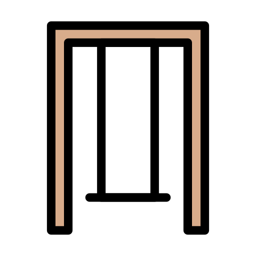 columpio Vector Stall Lineal Color icono