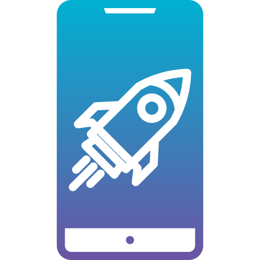 Rocket launch Generic Outline Gradient icon