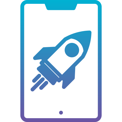 lanzamiento de cohete Generic Outline Gradient icono