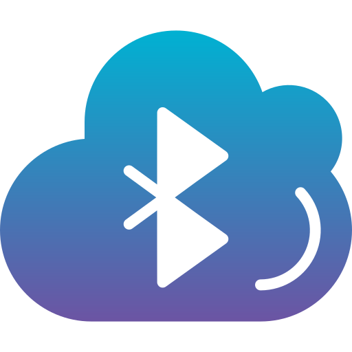 Cloud computing Generic Outline Gradient icon