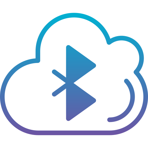 Cloud computing Generic Outline Gradient icon