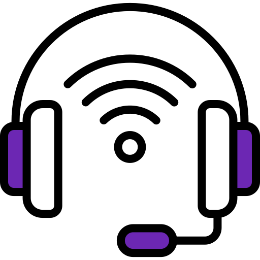Écouteurs Generic Outline Color Icône