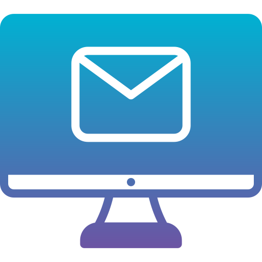 Mail Generic Outline Gradient icon