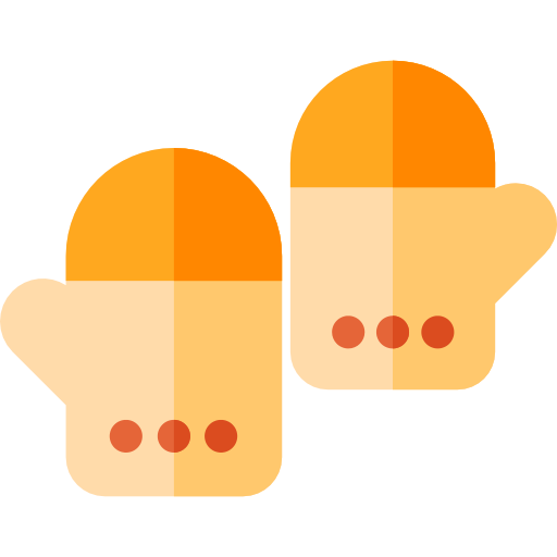 Mittens Basic Rounded Flat icon