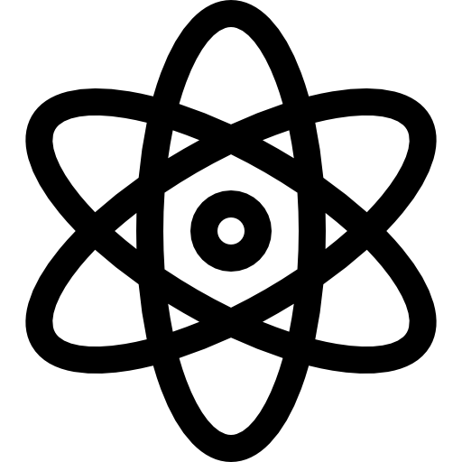 atómico Basic Rounded Lineal icono