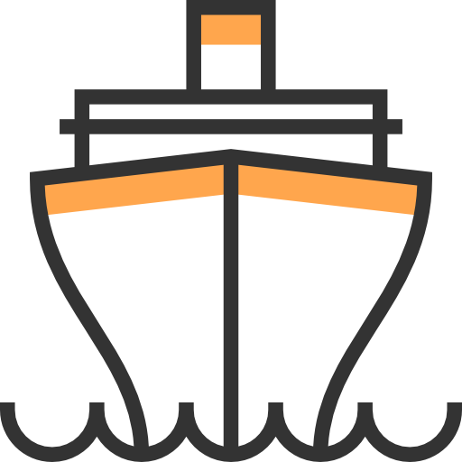 Ship Meticulous Yellow shadow icon