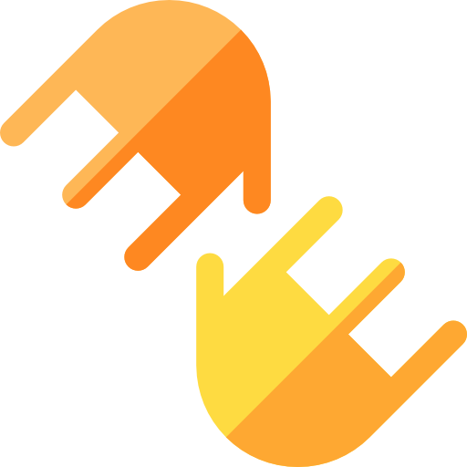 ręce Basic Rounded Flat ikona