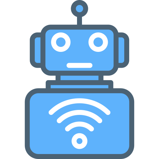 Robot Generic Blue icon