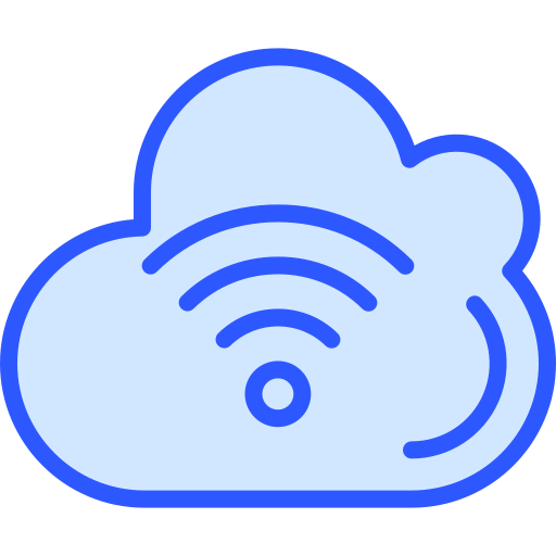 cloud computing Generic Blue Icône