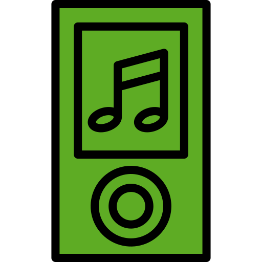 mp3プレーヤー Generic Outline Color icon