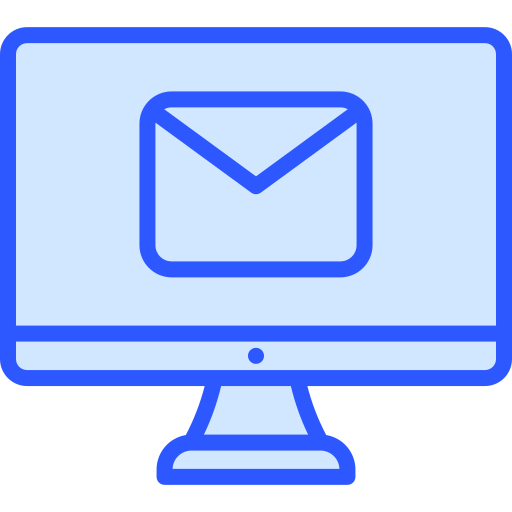 courrier Generic Blue Icône