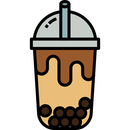 Bubble tea Generic Outline Color icon