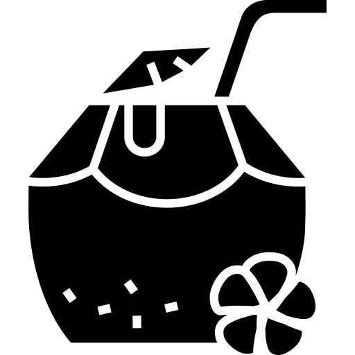 orzech kokosowy Generic Glyph ikona