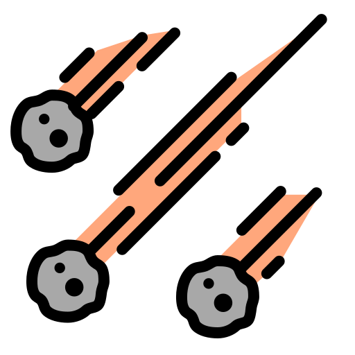 pioggia di meteoriti Generic Outline Color icona