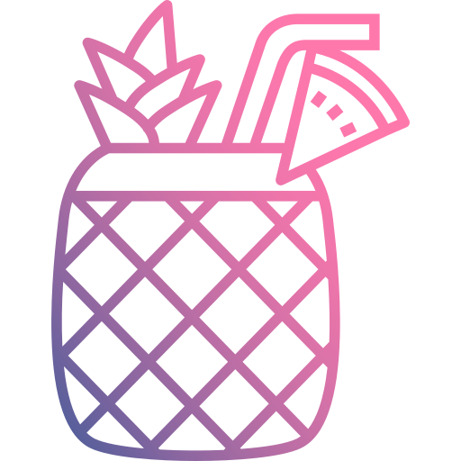 sok ananasowy Generic Gradient ikona