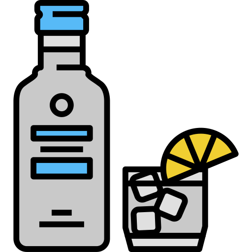 Vodka Generic Outline Color icon