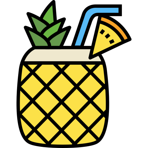 Pineapple juice Generic Outline Color icon