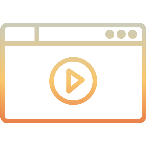 Video Generic Gradient icon