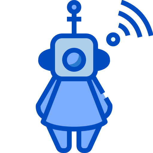 robot Generic Blue ikona