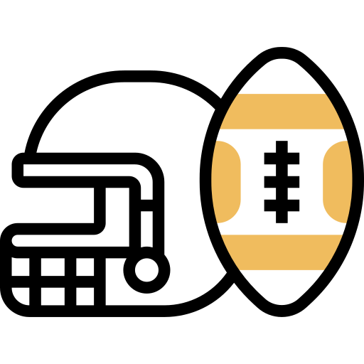 fútbol americano Meticulous Yellow shadow icono