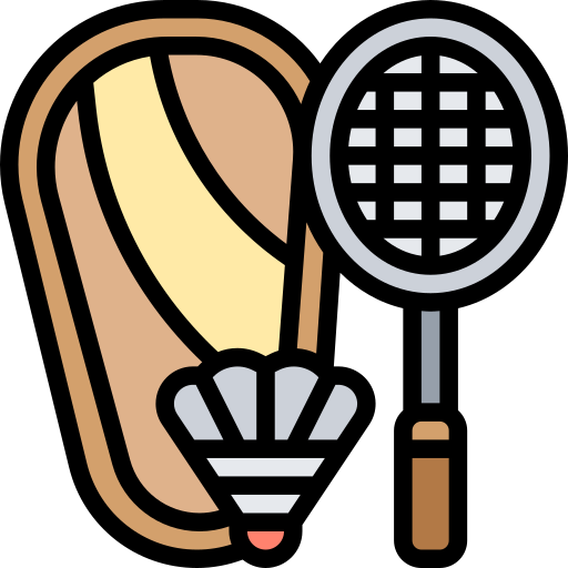 Badminton Meticulous Lineal Color icon
