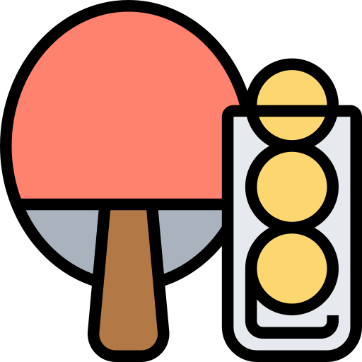 Table tennis Meticulous Lineal Color icon