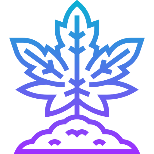 marihuana Meticulous Gradient icon