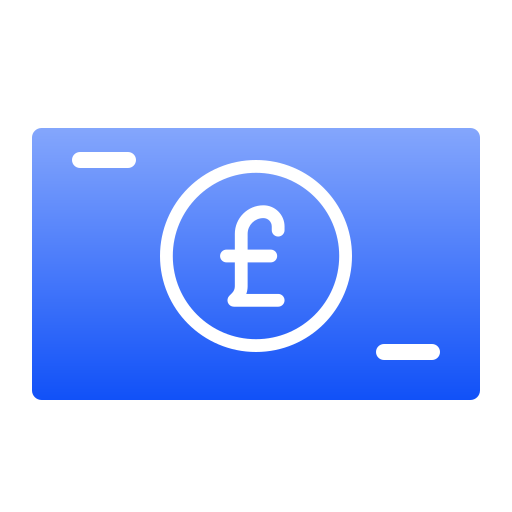 Pound money Generic Flat Gradient icon