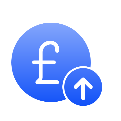 Pound currency Generic Flat Gradient icon