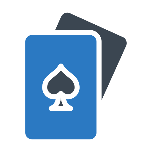 speel kaart Generic Blue icoon