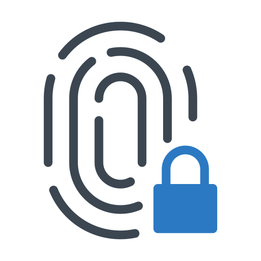 Security system Generic Blue icon