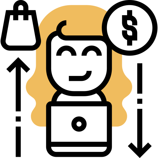 consumidor Meticulous Yellow shadow icono