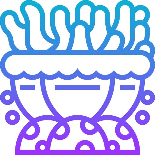 rafa koralowa Meticulous Gradient ikona