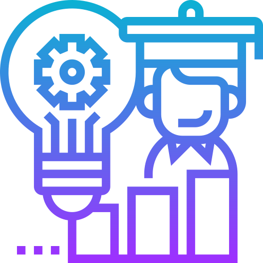 formazione scolastica Meticulous Gradient icona
