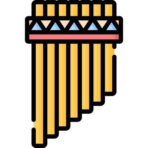 zampoña Special Lineal color icono