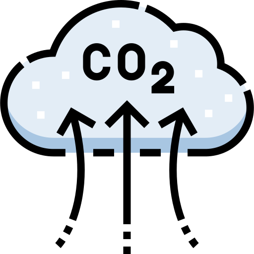 co2-emission Detailed Straight Lineal color icon