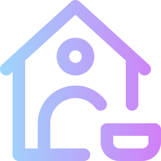 Pet house Super Basic Rounded Gradient icon